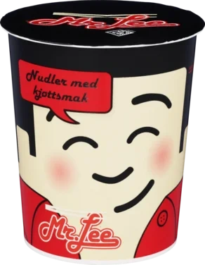 Nudler i Kopp Kjøttsmak 65g Mr.Lee