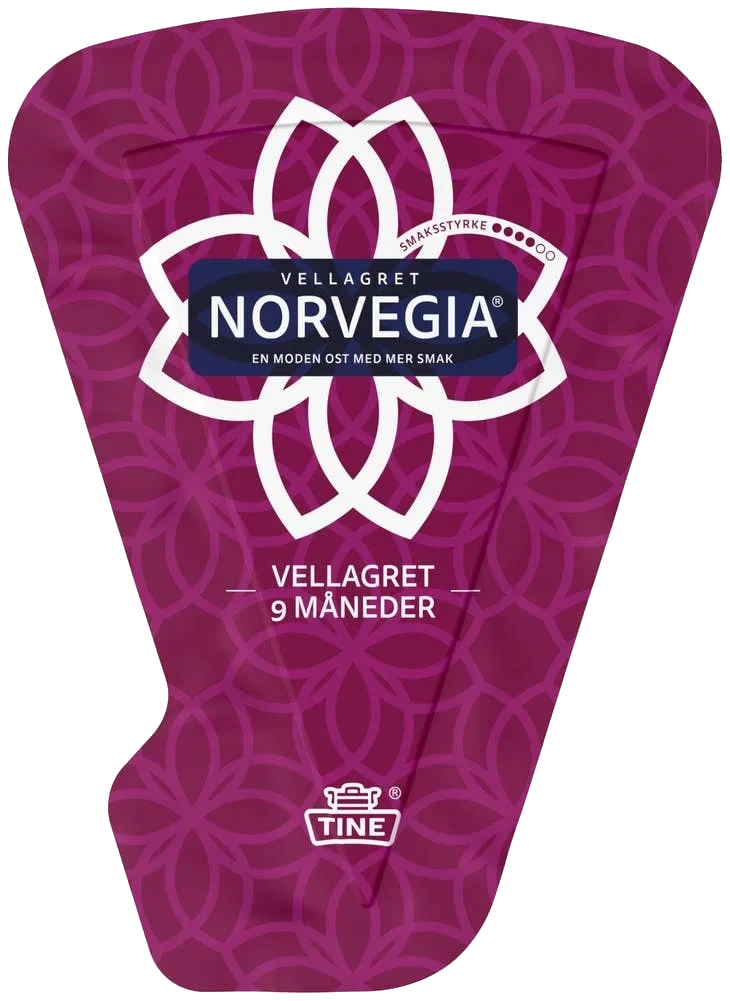Norvegia vellagret med skorpe