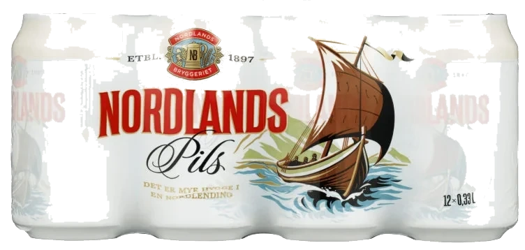 Nordlands Pils 0,33lx12 boks