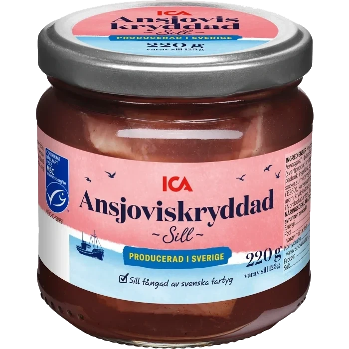Ansjoviskryddad Sill 220g ICA