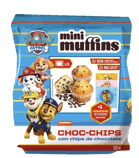 Paw Patrol Muffins m/Sjokoladebiter 125g