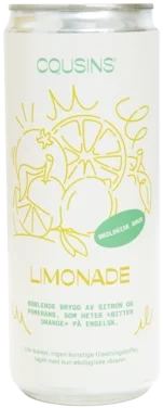 Cousins Limonade Øko 0,33l