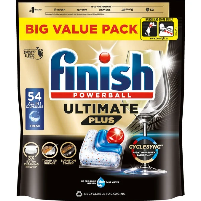 Diskmaskinstabletter Ultimate Plus 54-pack