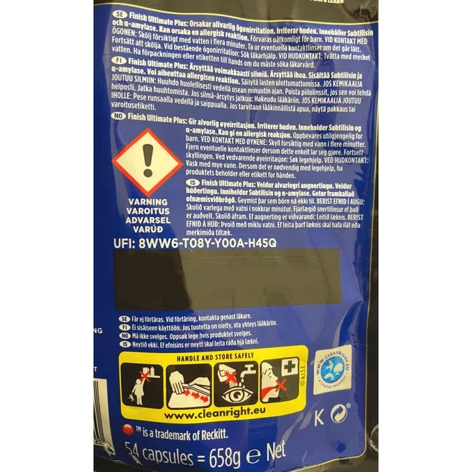Diskmaskinstabletter Ultimate Plus 54-pack