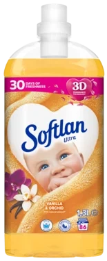 Softlan Ultra Vanilla And Orchid Skyllemiddel 1300 ml