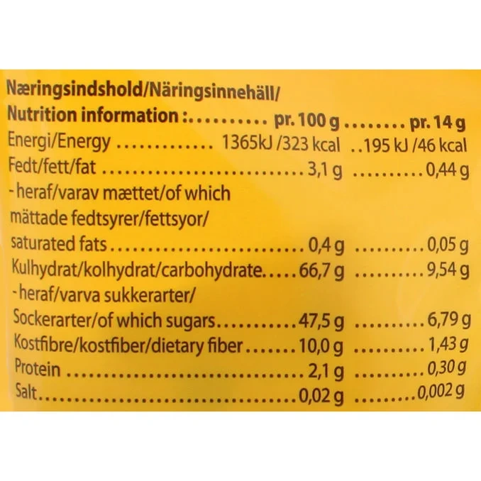 Fruktsnacks Banan