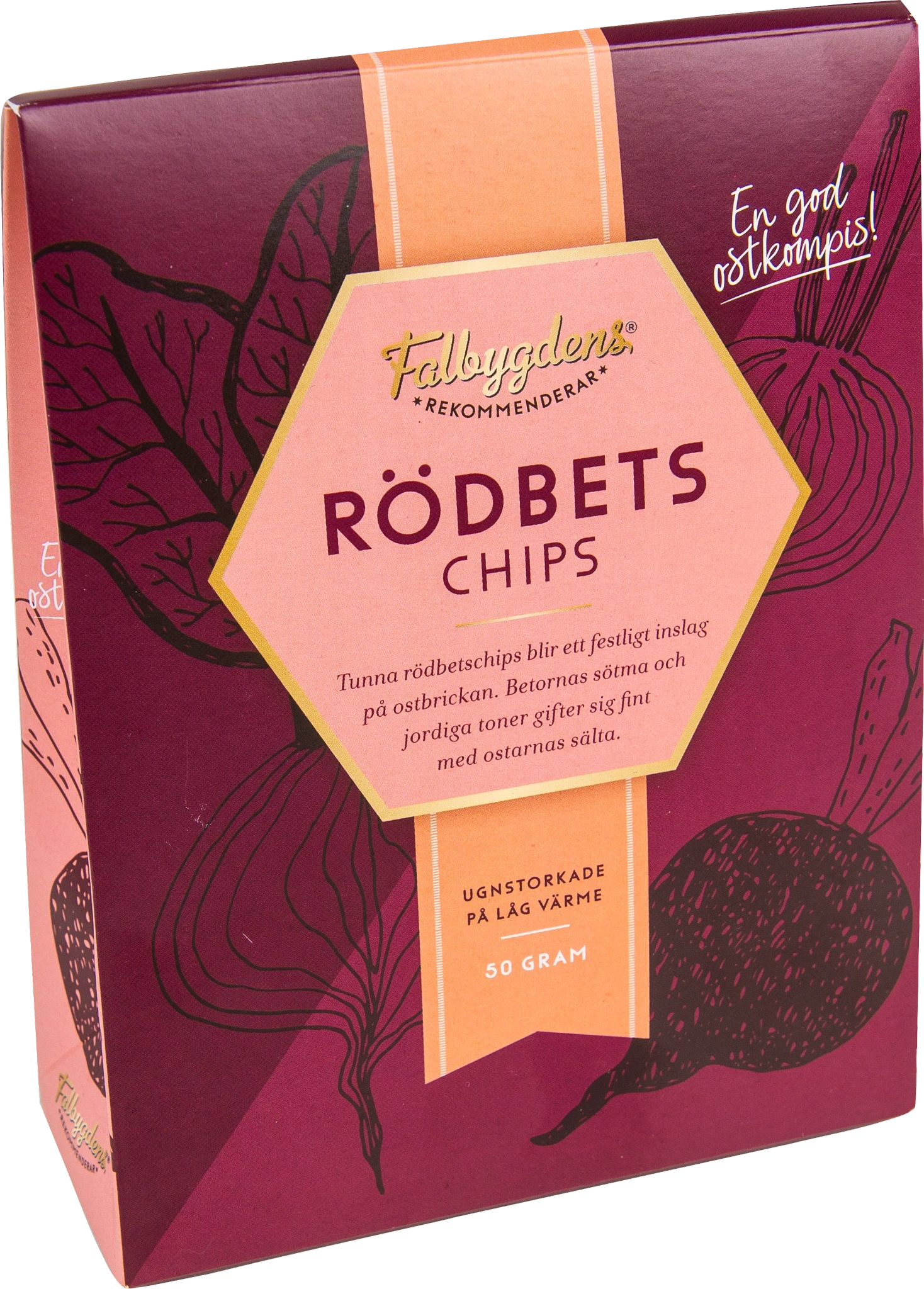 Rödbetschips 50g
