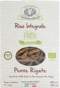 Penne Rig Riso Integr Rust 250g