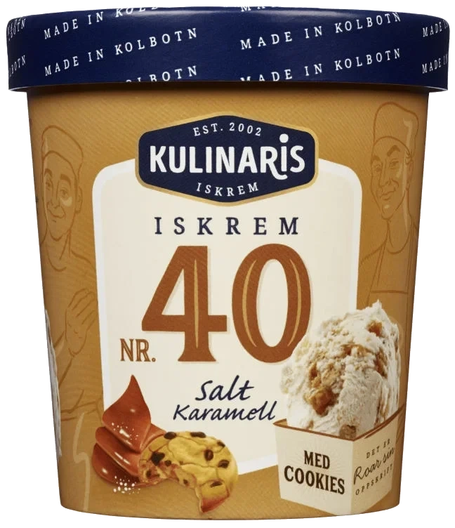 Kulinaris Salt Karamelliskrem m/Cookies 0.5l Kulinaris 0,5l