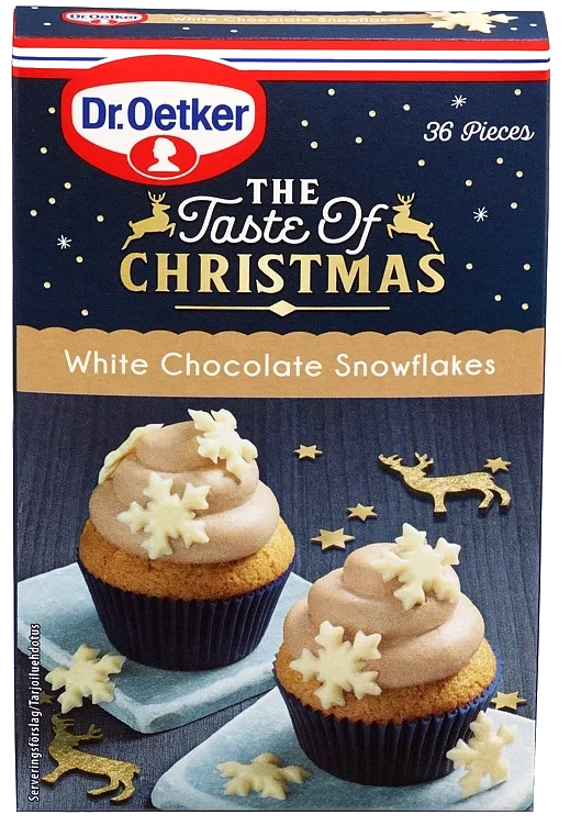 Snowflakes White Chocolate 38g Dr.Oetker