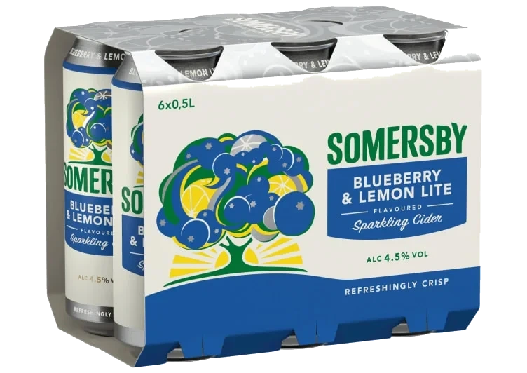 Somersby Blueberry&Lemon Lite 0,5lx6 boks