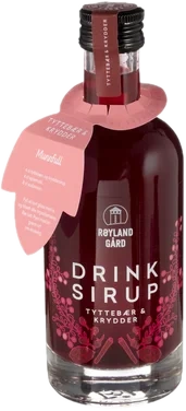 Drinksirup Tyttebær & Krydder 250ml Røyland