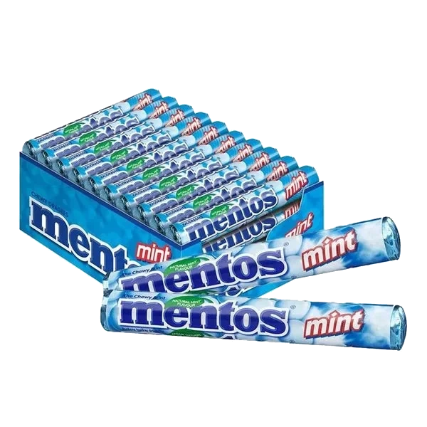 Mentos Mint (Kartong 40 ruller)
