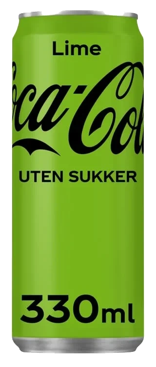 Coca-Cola Zero Sugar Lime 330ml Sleek