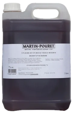 Rødvinseddik Martin Poure