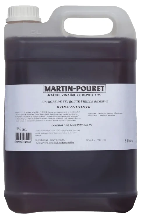 Rødvinseddik Martin Poure
