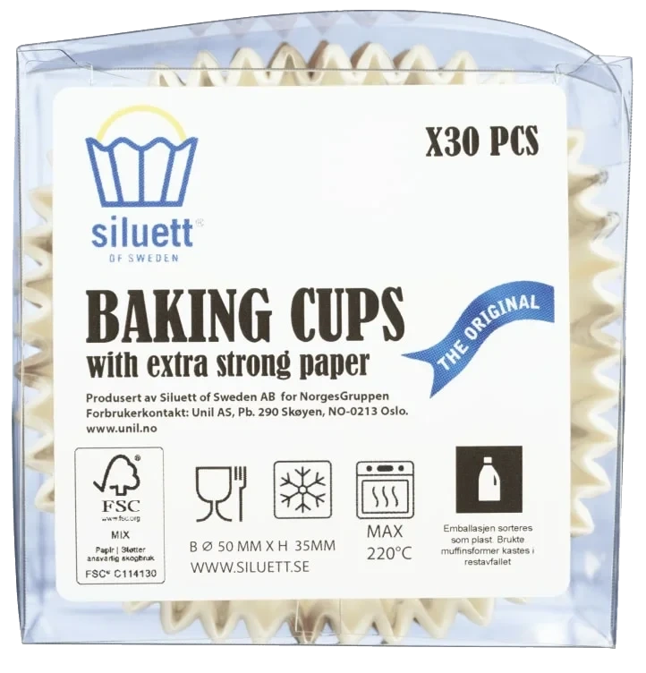 Muffinsformer Mellomstore Jul 24stk Unik