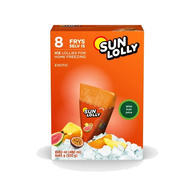Sun Lolly Exotic 8stk