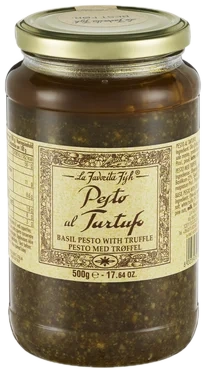 Pesto Alla Genovese m Trøffel 500g La Favorita