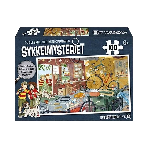 Puslespill Sykkelmysteriet - Detektivbyrå Nr.2