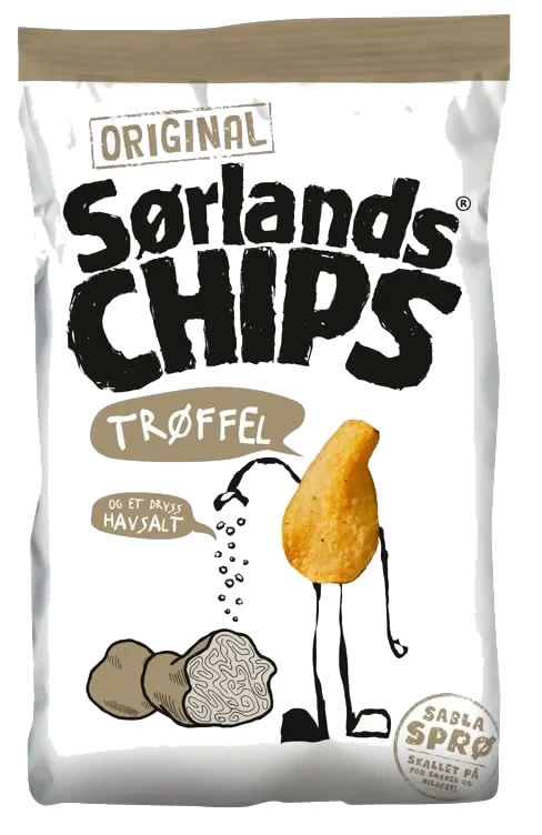 Sørlandschips Original Trøffel & Havsalt 140g
