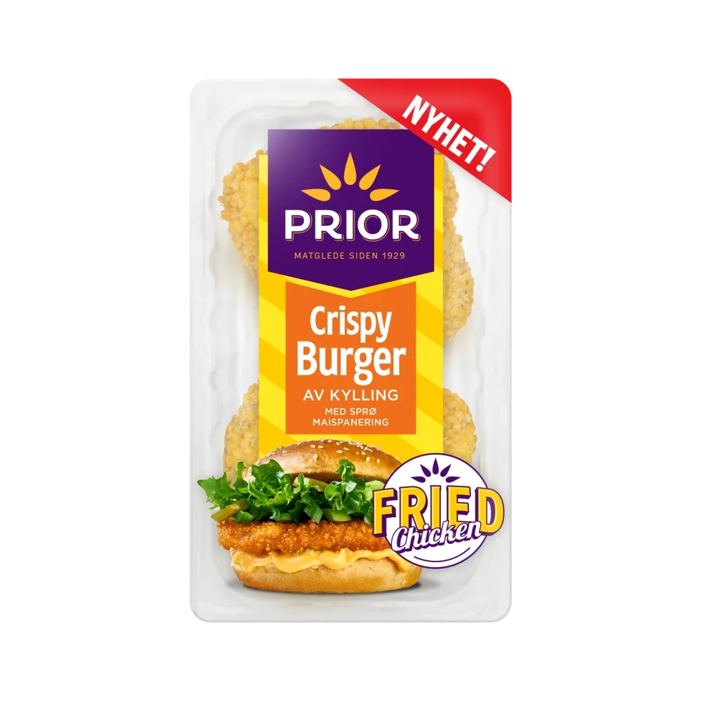 Crispy Burger av Kylling 180g