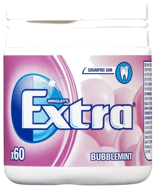Extra Bubblemint 84g boks