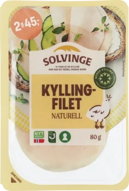Kyllingpålegg Naturell 80g Solvinge