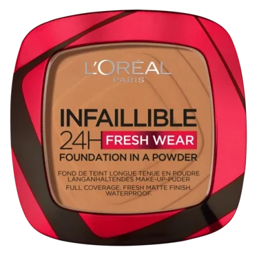Loreal Paris Infaillible 24h Fresh Wear Powder Foundation Hazelnut 330
