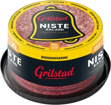 Nistesalami Bordpakning 250g Grilstad