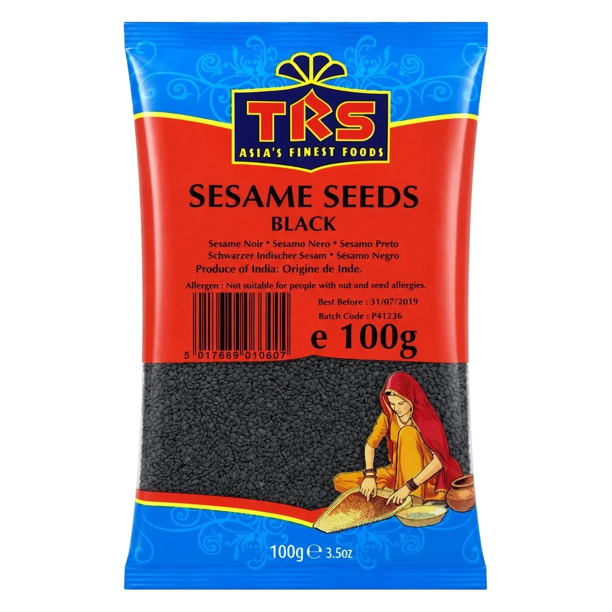 TRS Sorte Sesamfrø 100g