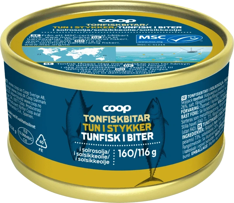 Tuna Chunks In Oil Msc Skipjack