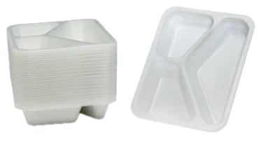 Tray Cater Pp Tr 3-comp 227x178x40