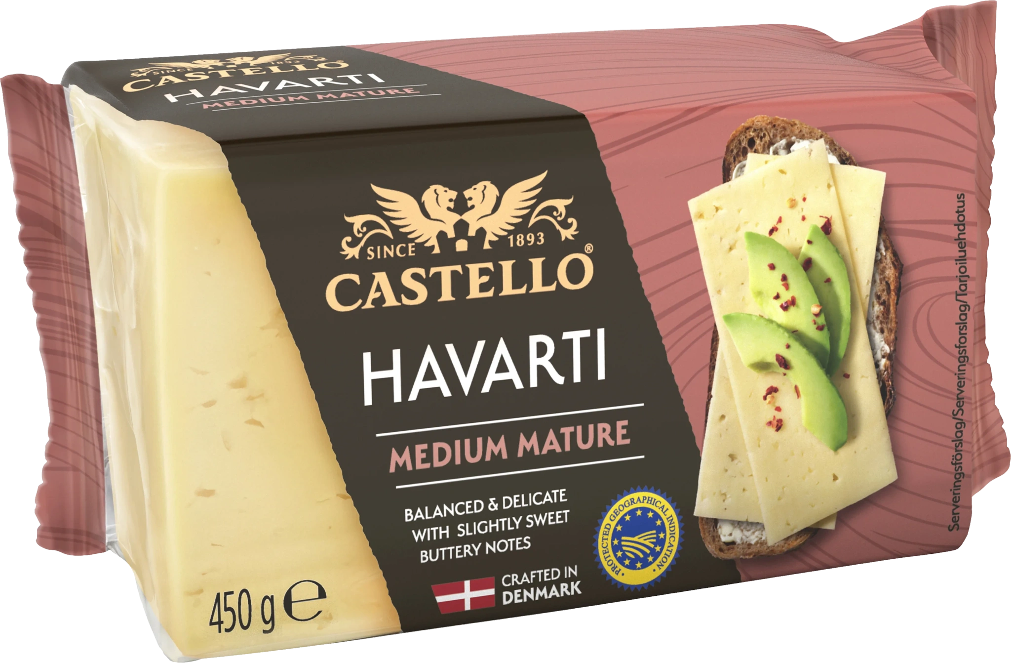 Medium Mature Havarti 26% hårdost 450g