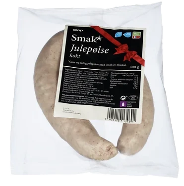Smak Grov Julepølse 400g