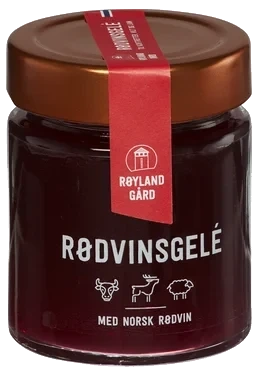 Rødvinsgelé 155g Røyland