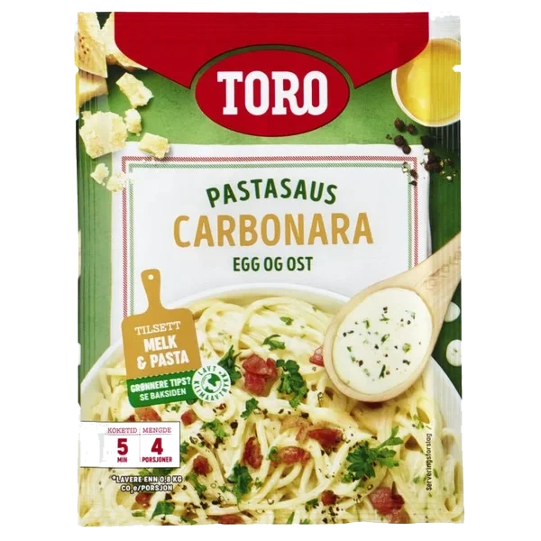 Carbonara Pastasaus 29g Toro