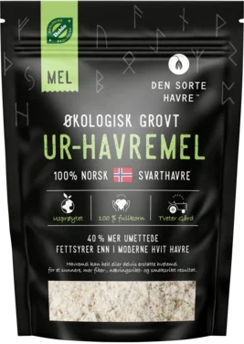 Svarthavremel Steinmalt Økol.700g Dsh