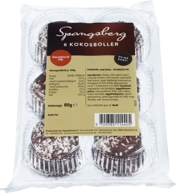 Spangsberg Kokosboller 80g