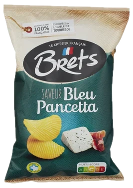 Potetchips Blåmugg&Panchetta 125g Brets