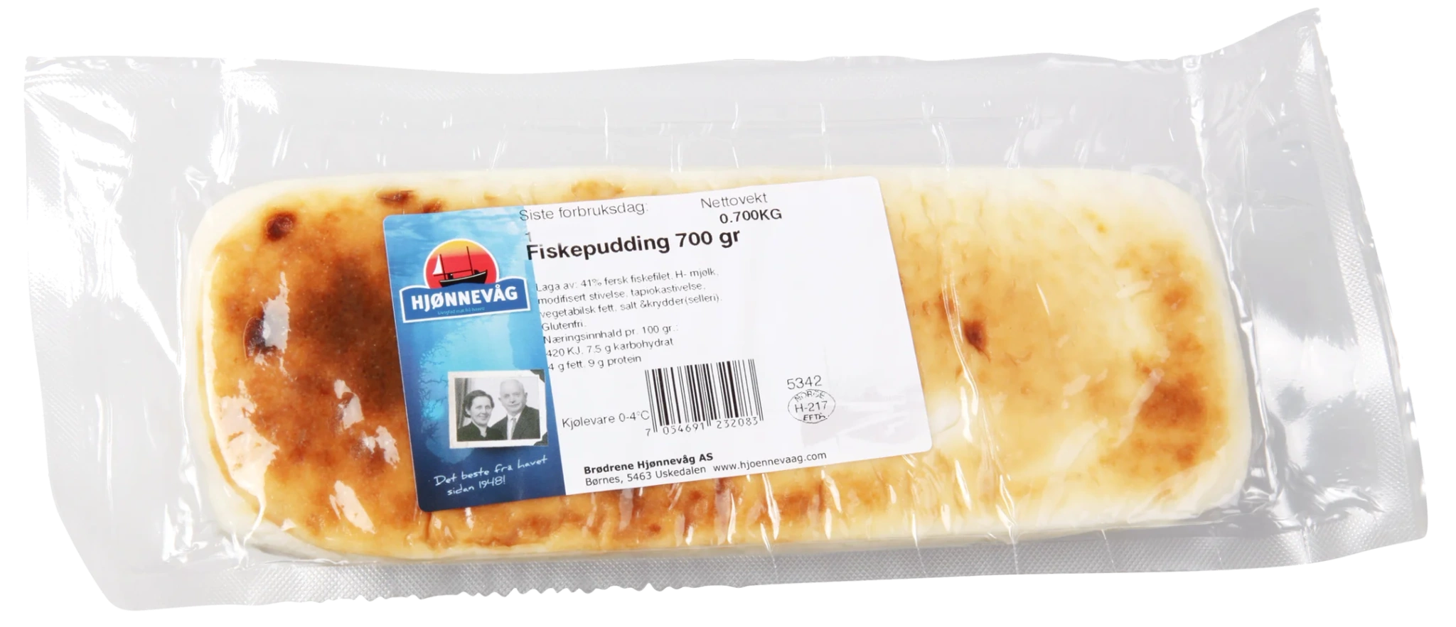 Fiskepudding 700g Hjønnevåg