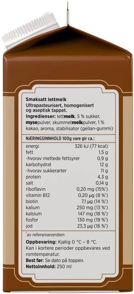 Milkshake Sjokolade
