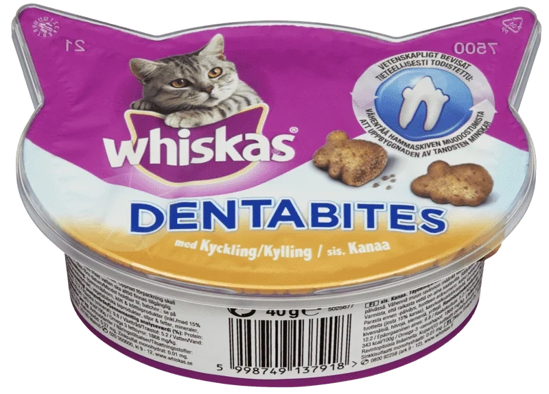 Whiskas Dentabites Kylling 40g