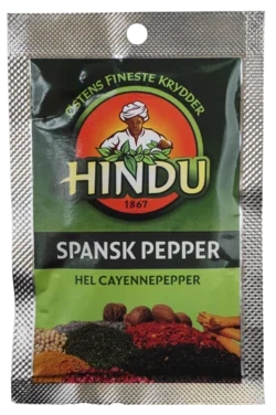 Spansk Pepper Hel Pose Hindu