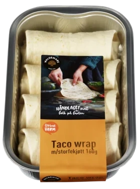 Wrap Taco Kjøtt 160g 4 stk Fam Wald