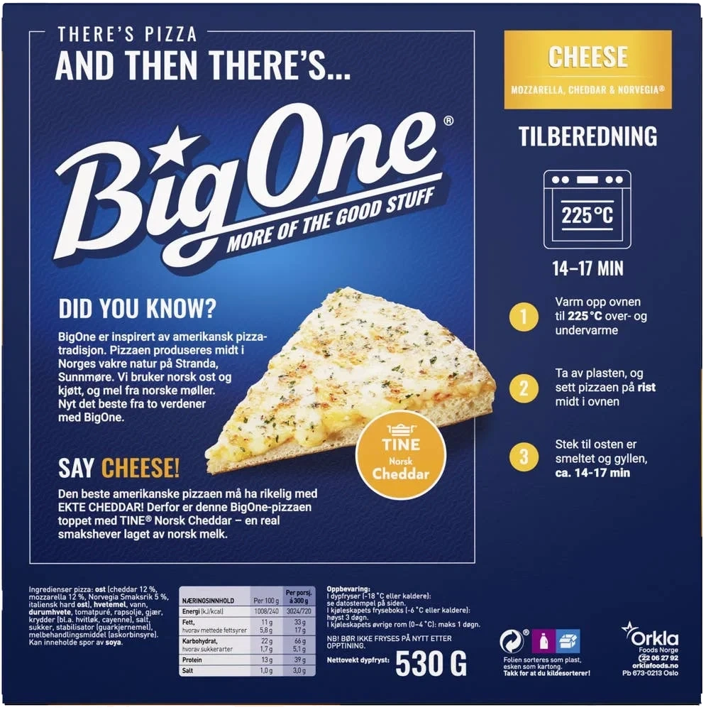 Big One Cheese Pizza