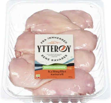Saktevoksende Kyllingfilet Naturell 1.8kg
