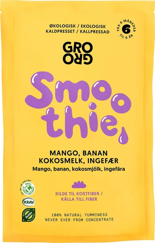Smoothie med mango og banan