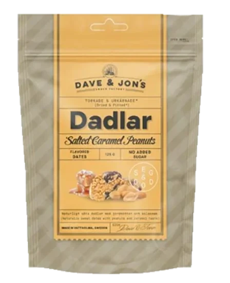 Dadlar Salted Caramel Peanuts 125g