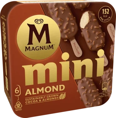 Magnum Multipack Mini Almond 6x55ml